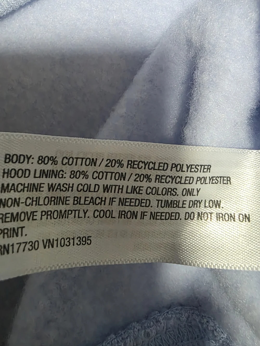 Wild Fable Women's Oversize Sweatshirt Hoodie, Size XS - Light Aqua Blue. - Picture 6 of 7